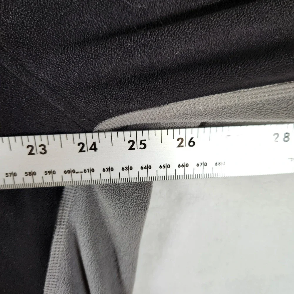 The North Face TKA 100 Fleece Jacket XXL‎ Black Gray Full Zip